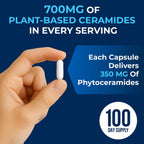 Fitoceramidas 700mg - 200 Cápsulas - Suplemento de Ceramidas Vegetales