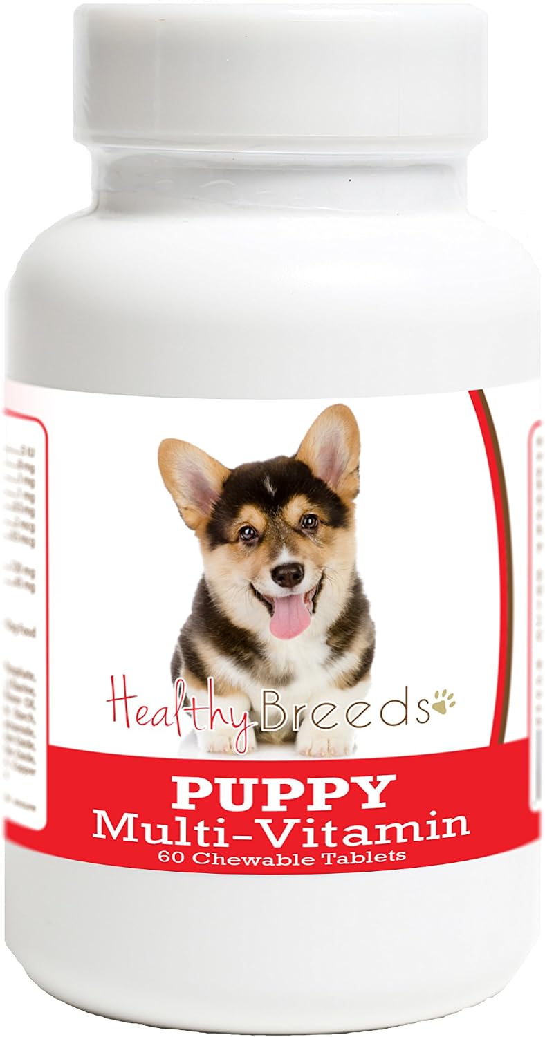 Healthy Breeds Multivitamínico para Cachorros Pembroke Welsh Corgi 60 Comprimidos