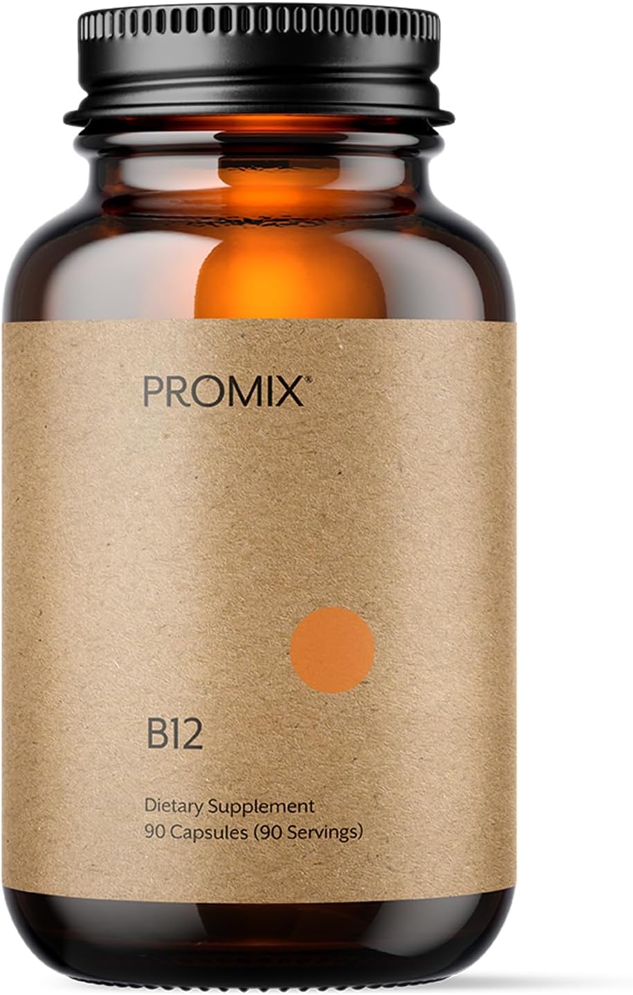 Promix Nutrition Vitamina B12 - 1000 mcg Metilcobalamina - 90 cápsulas