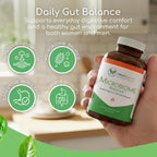 Microbiome Balance – Suplemento para la Salud Digestiva con Monolaurina y Ácido Caprílico – 120 Cápsulas