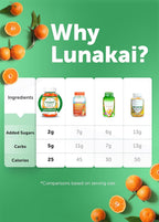 Lunakai Gominolas de Vitamina C Orgánicas - 250 mg para Adultos y Niños - Pack de 6