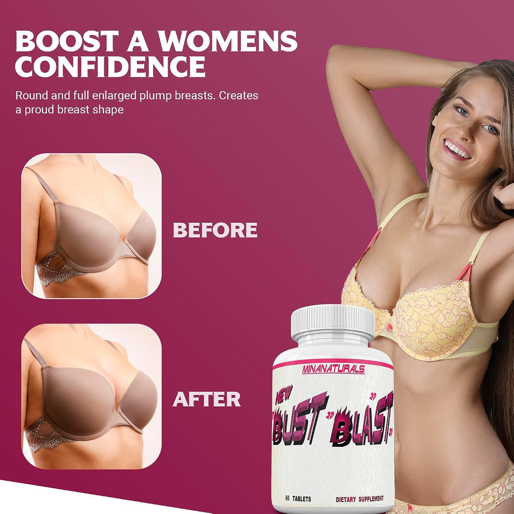 Bust Blast Loaded - Complemento Alimenticio para Aumento de Pecho - 60 Comprimidos