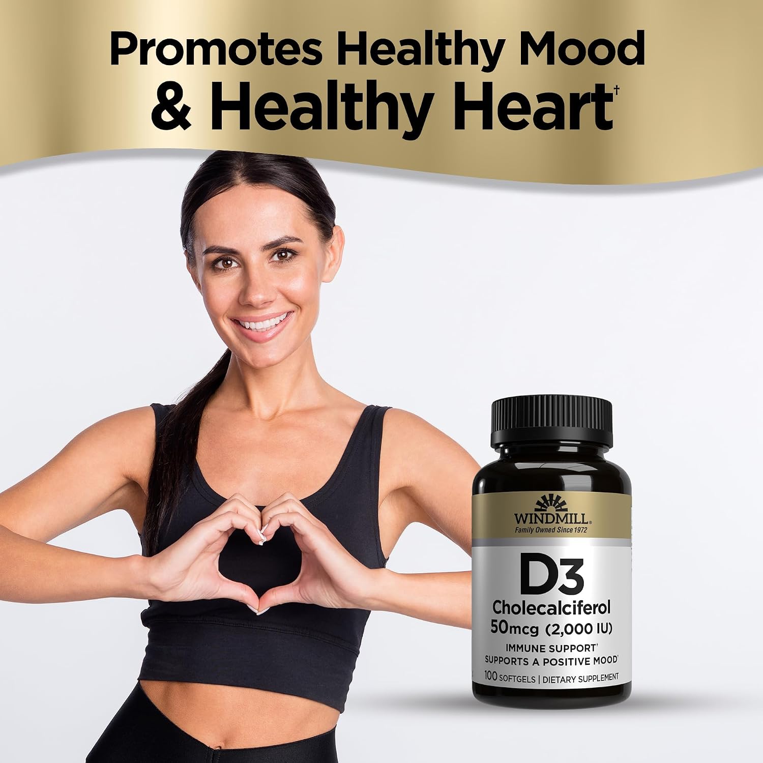 Windmill Vitamina D3 Colecalciferol 50 mcg (2000 UI)