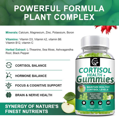 Gominolas de Cortisol Sin Azúcar, 9-en-1 – La vitamina B6 contribuye al metabolismo energético normal y a la – Image 3