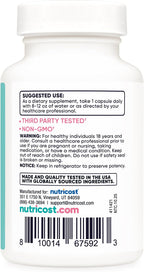 Nutricost Probiótico para Mujeres 60B UFC, 60 Cápsulas, Complejo con Fibra de Acacia, Uva Ursi y Extracto de Arándano Rojo - No-GMO y Sin Gluten