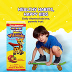 GirafKids Multivitamínico Líquido para Niños (237 ml) - con Biotina, Vitamina A, Complejo B, Ácido Fólico, Omega-3 y Beta Glucano