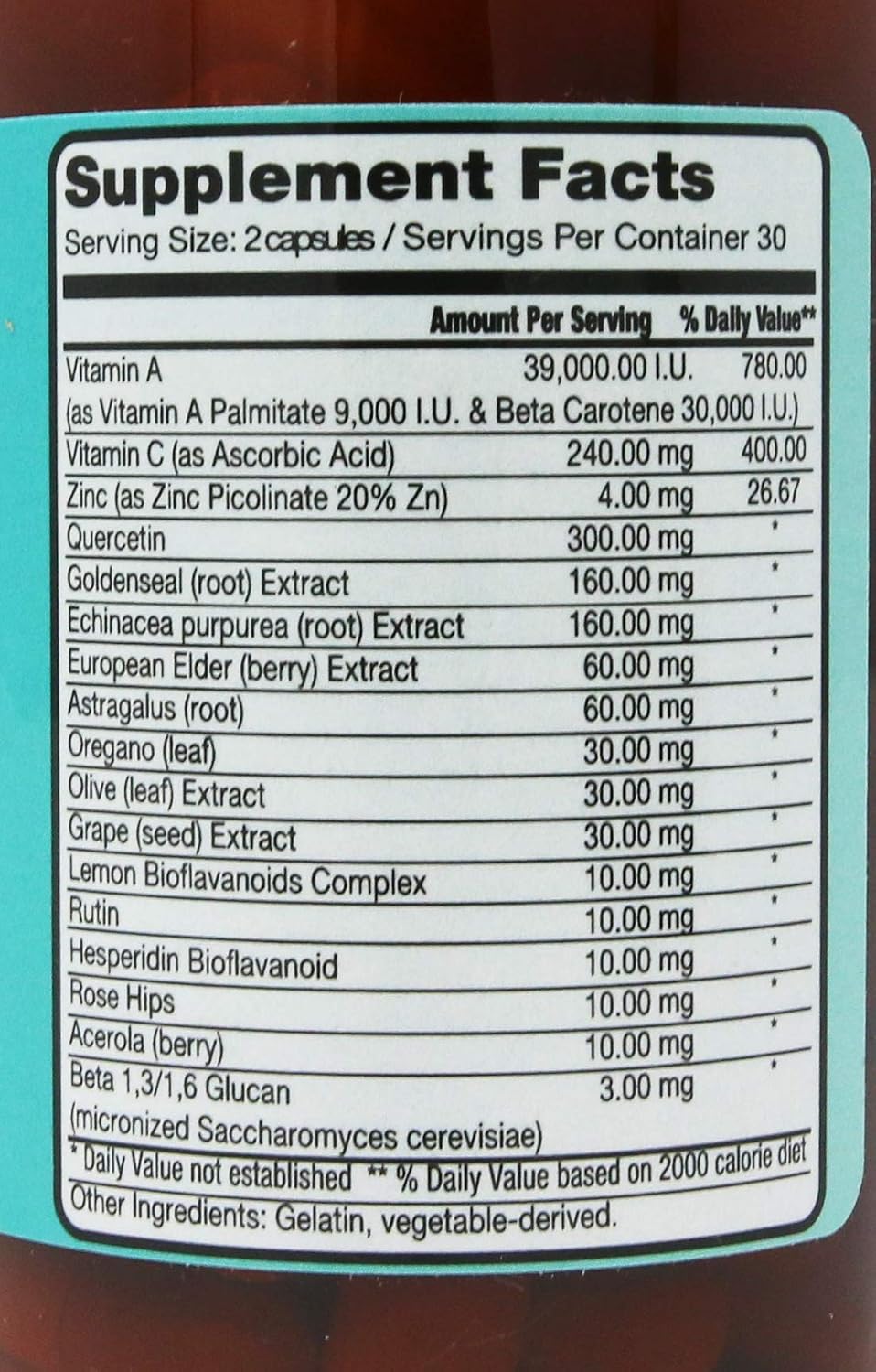 NSC-24 Fórmula Respiratoria Beta Glucano, 60 Cápsulas