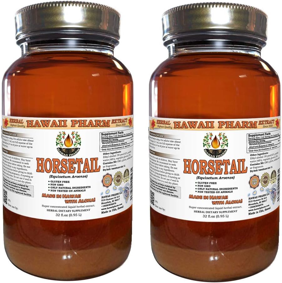 Extracto Líquido de Cola de Caballo (Equisetum arvense) - Hawaii Pharm 118 ml