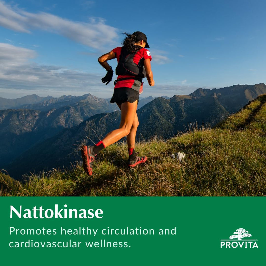 PROVITA Nattoquinasa 2000 FU | 100mg | 60 Cápsulas | Salud Cardiovascular
