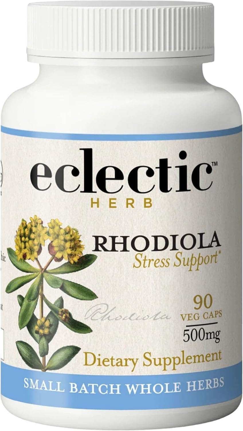 Cápsulas de Rhodiola - Eclectic Herb - 90 Cápsulas (500 mg)