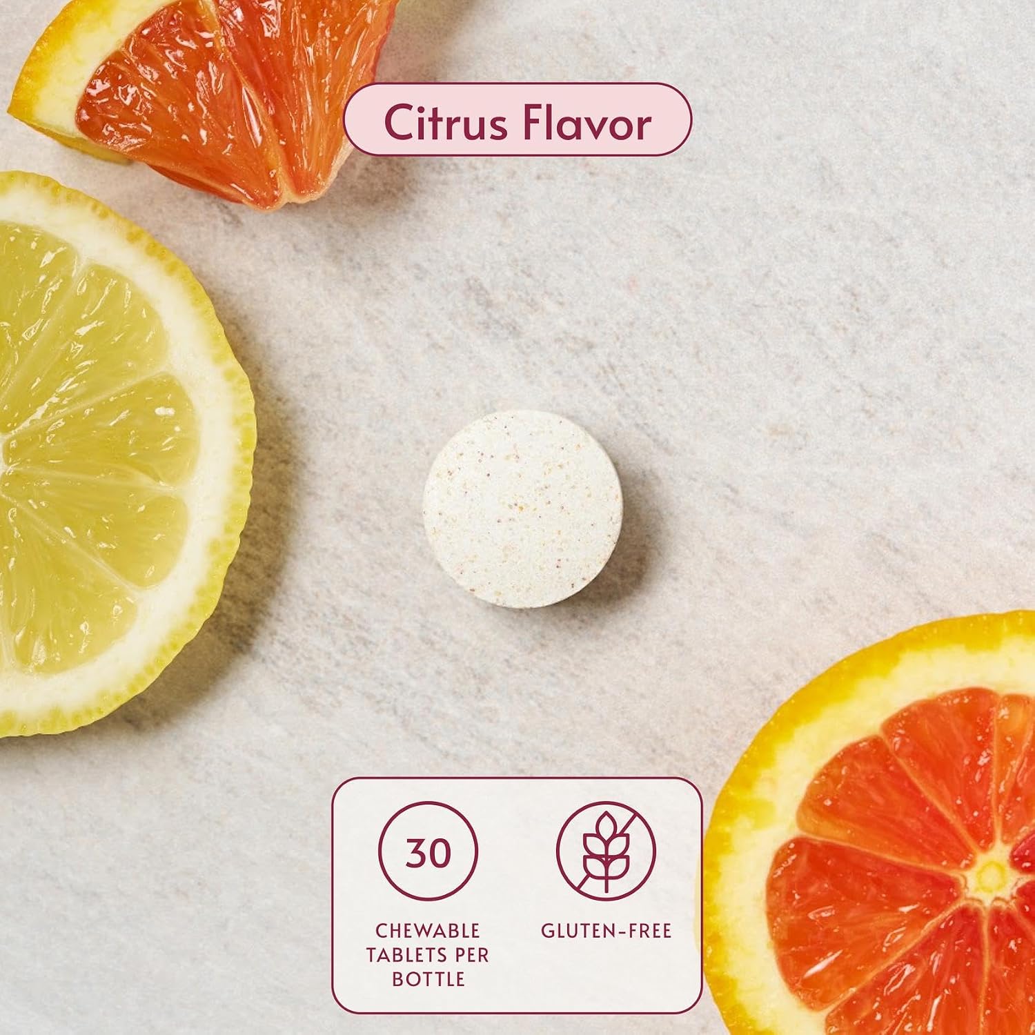 Bariatric Advantage Chewable Ultra Solo Sin Hierro - Multivitamínico Diario para Pacientes de Cirugía Bariátrica - 30 Comprimidos Sabor Cítrico