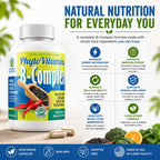 Nature's Brands Organic Whole Food Vitamin B-Complex by PhytoVitamins; 120-Count Vegetarian Capsules