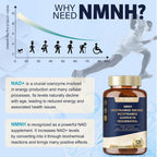 Totaria NMNH (Dihidronicotinamida Mononucleótido) con Niacinamida, Quercetina y Trans-Resveratrol – 240 Cápsulas
