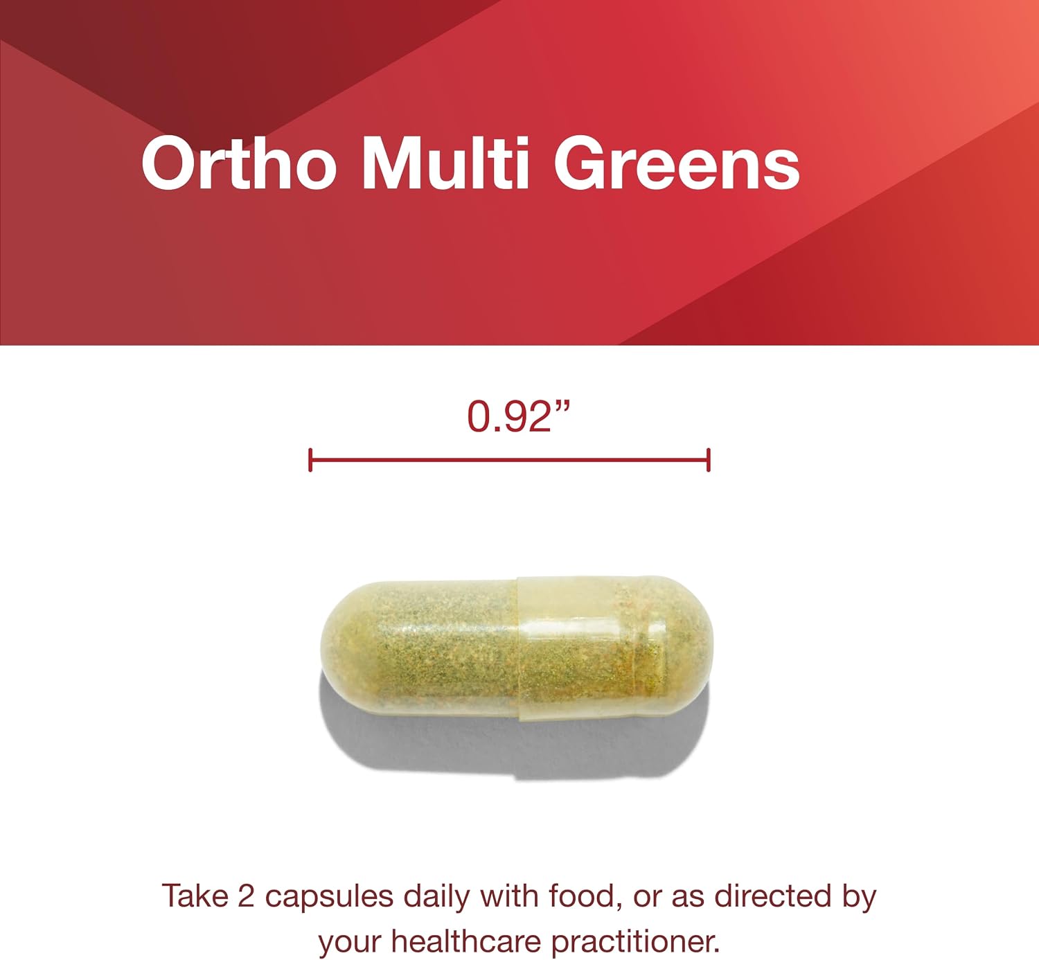 PROTOCOL FOR LIFE BALANCE Ortho Multi Greens - Multivitamínico con Superalimentos Verdes - 180 Cápsulas Veganas
