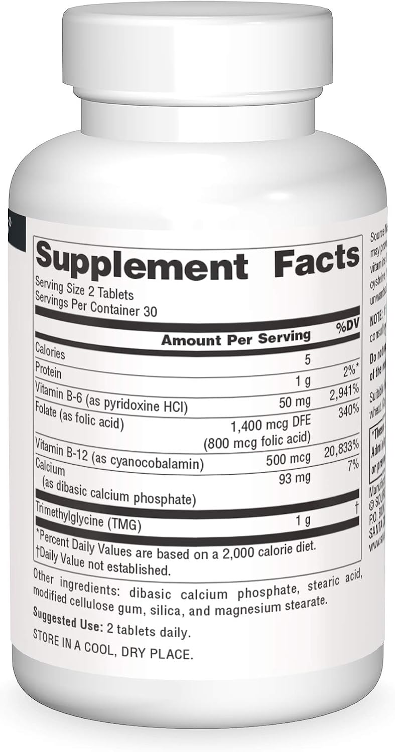 Source Naturals Homocysteine Defense - 60 Comprimidos
