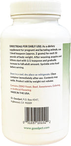 Dr. Goodpet Optimum Growth Formula – Suplemento en polvo para cachorros y gatitos