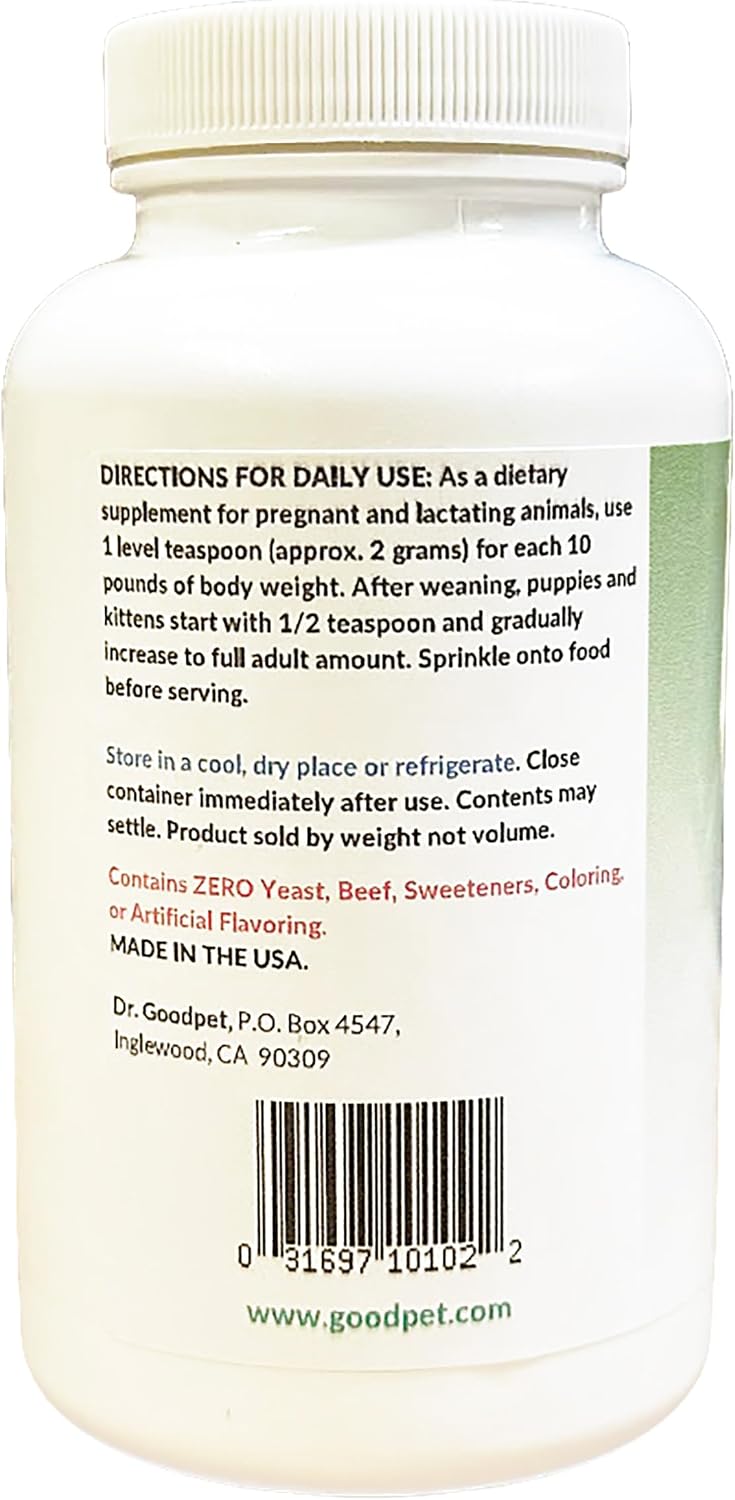 Dr. Goodpet Optimum Growth Formula – Suplemento en polvo para cachorros y gatitos