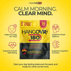 Hangovr180® Tri-Power Before Drinking Defense - Suplemento con DHM 1500mg (8 Sobres)