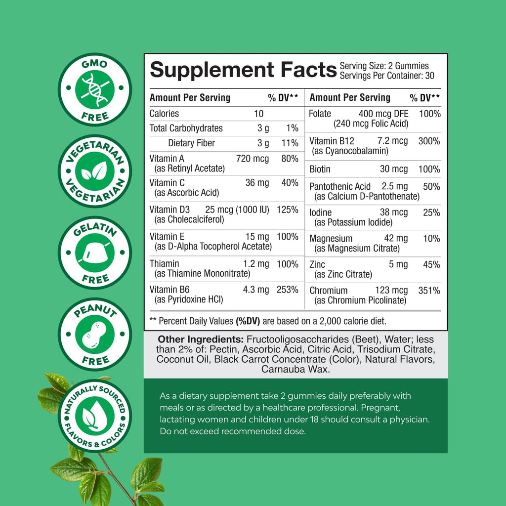 Gominolas Multivitamínicas para Adolescentes (12-17 años) - 60 unidades