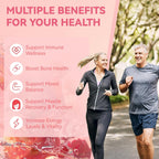 Agumoon Vitamina D3 K2 Gomitas para Adultos - 5000IU D3 + 200mcg K2 (MK-7) con Calcio, Magnesio, Omega-3 - 120 Gomitas