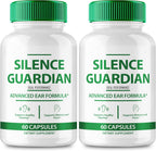 Silence Guardian Cápsulas para el Tinnitus – Apoyo Auditivo (2 Paquetes)