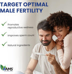 America Medic & Science Sperm Count Max (60 Cápsulas) - Suplemento de Fertilidad Masculina
