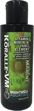 Brightwell Aquatics 8.5 oz. líq. Koralle-VM Suplemento de vitaminas y minerales para corales y almejas, 250 mL