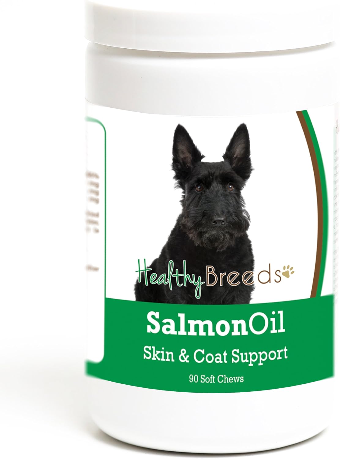Healthy Breeds Scottish Terrier Salmon Oil – Piel y pelaje: El EPA y DHA pueden ayudar a reducir la sequedad y la – Image 1