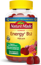 Nature Made Energy B12 Gominolas para Adultos, 1000 mcg por Dosis, 150 Gominolas (Pack de 2)