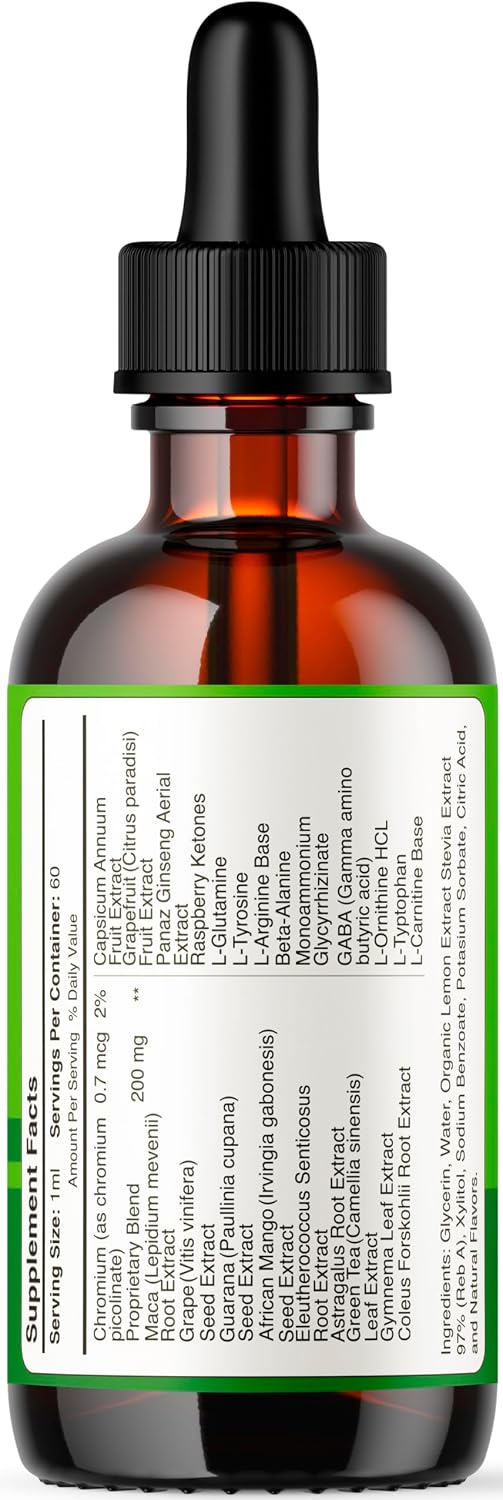 GlucoVitalis Drops (Pack de 5) - Suplemento Líquido Multivitamínico