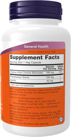 NOW Foods, Phosphatidyl Serine 100 mg, 120 Veg Capsules