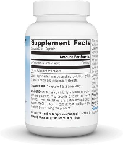 Source Naturals Serene Science L-Teanina 200 – Apoyo a la concentración: Favorece la atención focalizada, ideal – Image 2