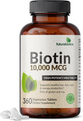 Futurebiotics Biotina 10.000 mcg – 360 Comprimidos Veganos