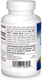 Planetary Herbals Toronjil de Espectro Completo 500 mg, 60 tabletas