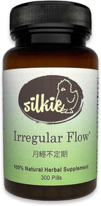 Silkie Excessive Flow Supplement – Apoyo para el equilibrio hormonal y el ciclo menstrual, 300 comprimidos