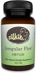 Silkie Irregular Flow - Suplemento para el ciclo menstrual, 300 cápsulas