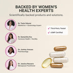 Pink Stork Hormone Balance Multivitamin for Women | Multivitamínico para Mujeres con Vitex, Ashwagandha y Magnesio | 60 Cápsulas Veganas