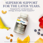 Solaray Once Daily Adult 50+ Multivitamínico Completo para Mujeres y Hombres, 90 Cápsulas Veganas