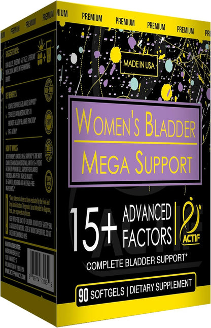 Actif Apoyo para la Vejiga Femenina con 15+ Factores - 120 Cápsulas – Image 5