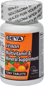 Deva Multivitamínico y Mineral Vegano - 90 Comprimidos Pequeños