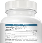 Nutrition Strength Taurina para Perros con Coenzima Q10 - Apoyo Cardíaco - 120 Comprimidos Masticables
