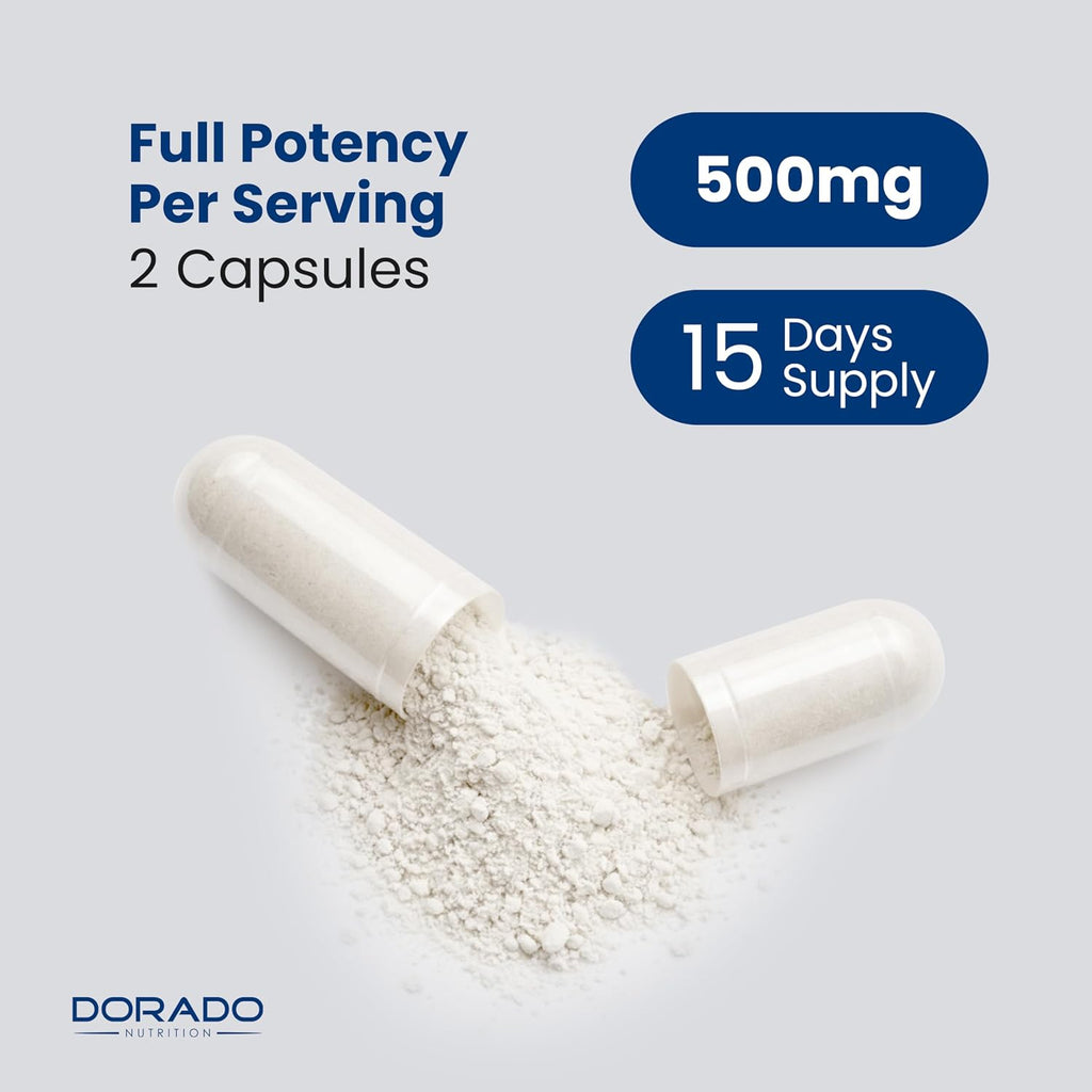 Dorado Nutrition NAD+ 500mg - 30 Cápsulas Veganas