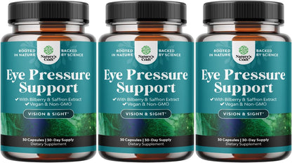 Natures Craft Eye Pressure Support con extracto de arándano - Suplemento vegano para la salud ocular - 30 cápsulas – Image 10
