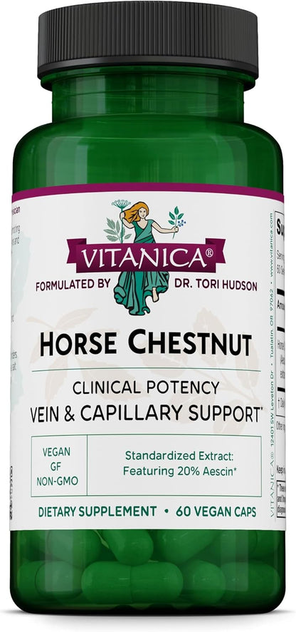 Vitanica Castaño de Indias - Suplemento para la Salud de las Venas y Circulación - 60 Cápsulas Veganas – Image 8