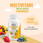 Heivy Multivitamínico Infantil Masticable - 120 Comprimidos
