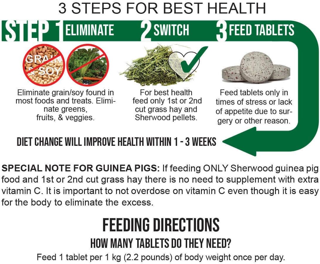 Tripleberry Vitamina C y Bioflavonoides de Sherwood Pet Health (100 Comprimidos - 60 g)