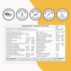 Supersmart - Daily 1® Timed Release - Multivitamínico para Hombres y Mujeres con BioPQQ, Vitaminas A, B, C, D, E, Biotina, Quercetina y Fisetina - 60 Comprimidos