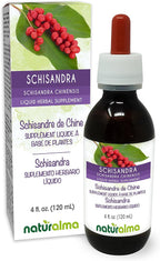 Naturalma Schisandra (Schisandra chinensis) Tintura Sin Alcohol - 118ml Extracto Líquido en Gotas - Complemento Alimenticio Vegano
