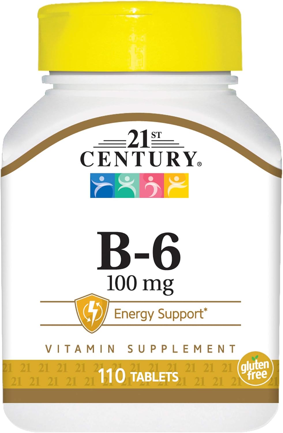 21st Century Vitamina B-6 100 mg, 110 Comprimidos