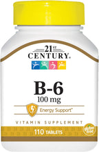 21st Century Vitamina B-6 100 mg, 110 Comprimidos
